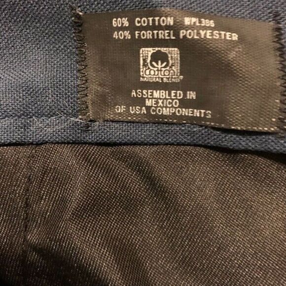 HAGGAR PRESSTIGE CASUALS SIZE 42 W BLUE SHORTS NWT - Picture 6 of 6